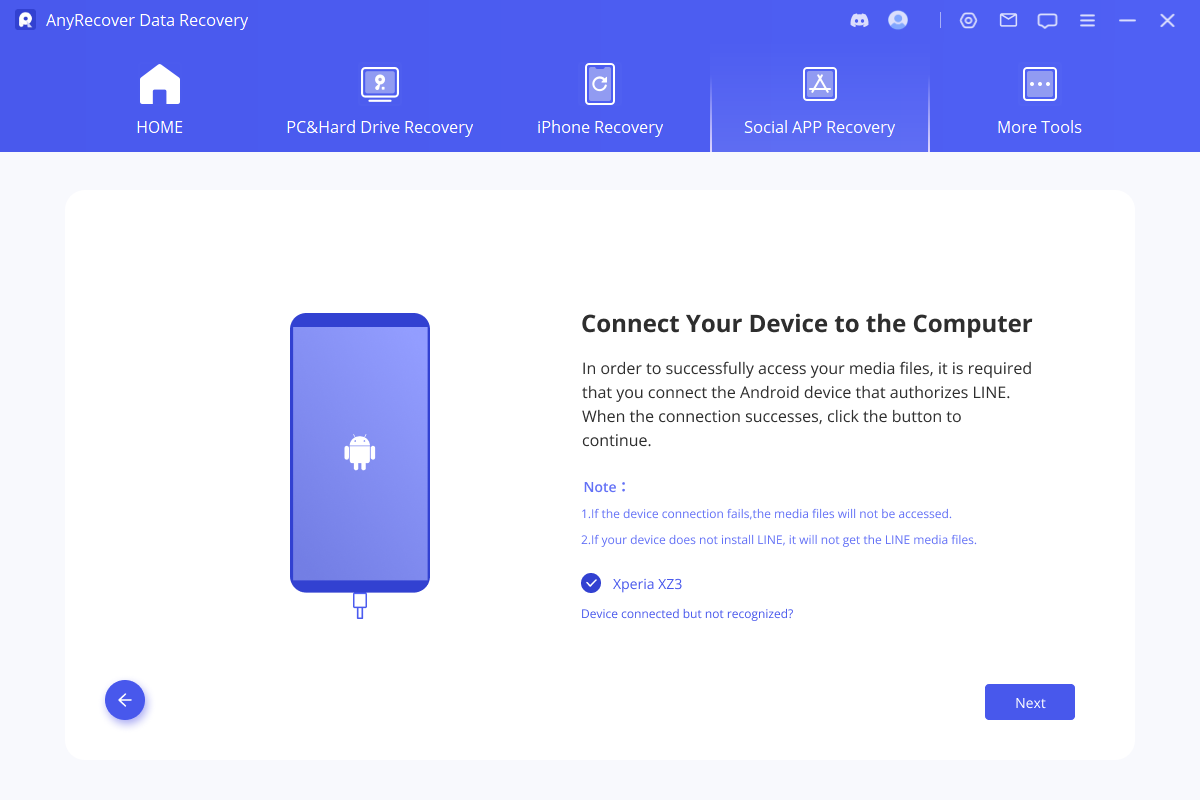 connect Android device to computer