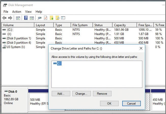 change drive to fix broken micro sd card