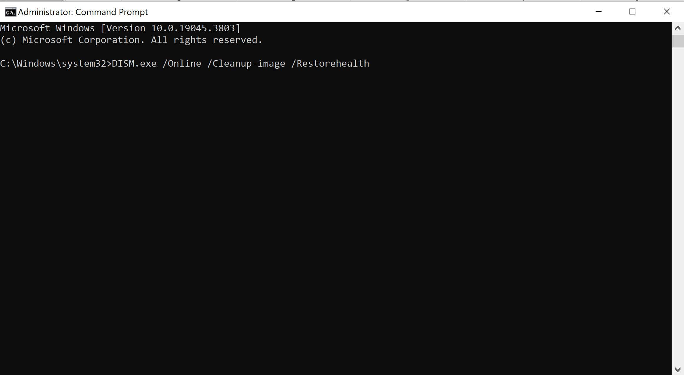 run dism to fix autopilot.dll wil error was reported