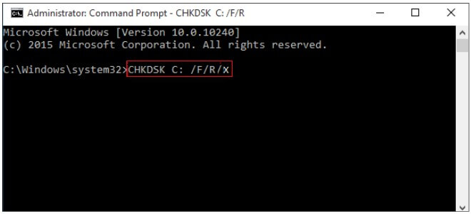 check your hard disk