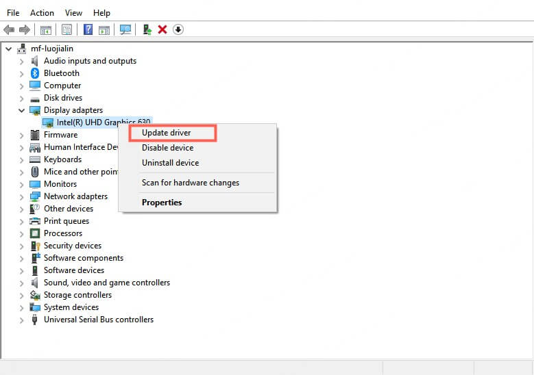 update driver