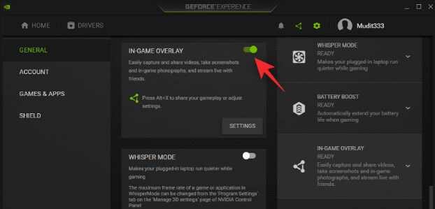 disable overlay applications