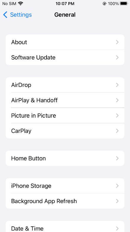 update ios version to fix green line on iphone screen