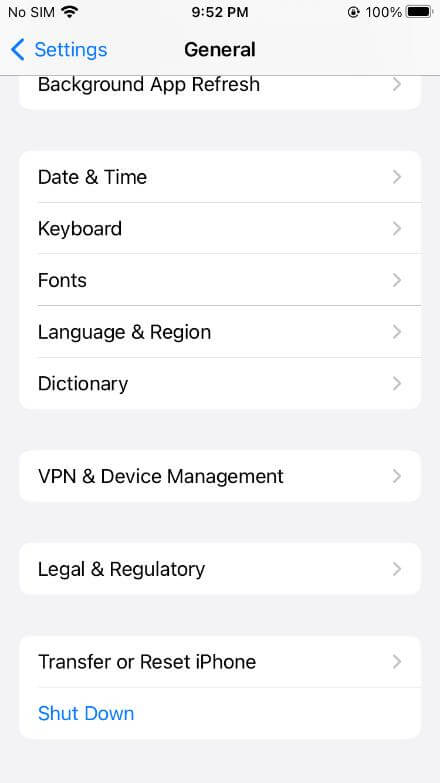 factory reset to fix green lines on iphone screen