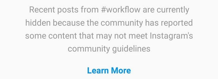 ins banned hashtags