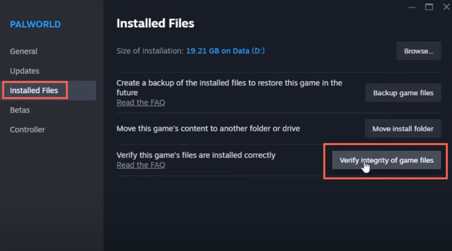 fix palworld corrupted character save
