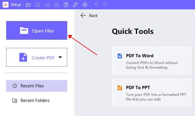 open file in pdfull