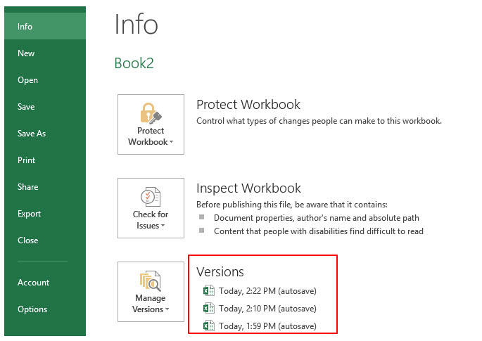 manage versions
