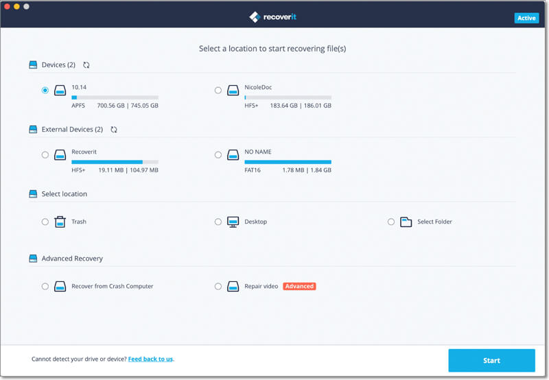data recovery software mac open source - recoverit