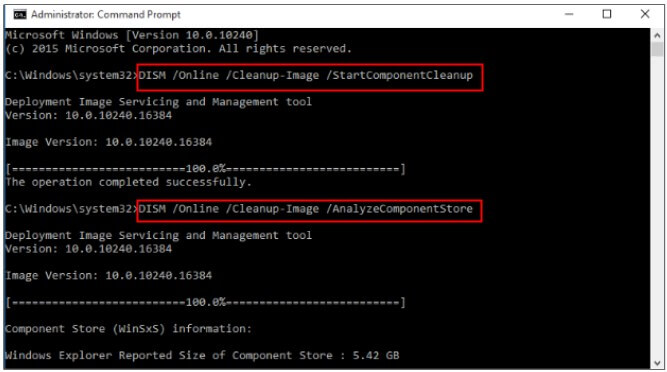 run dism via command prompt