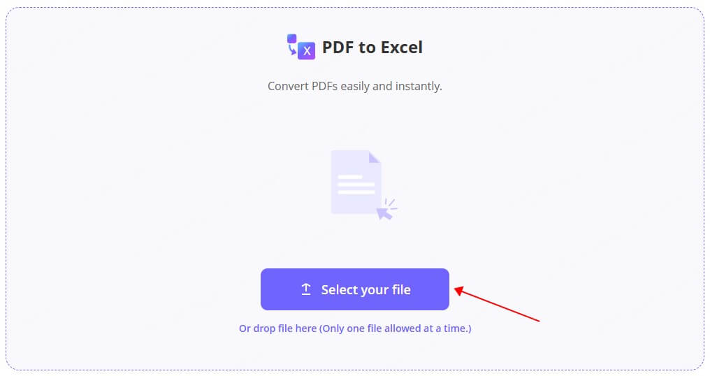 select your file