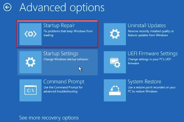 startup repair