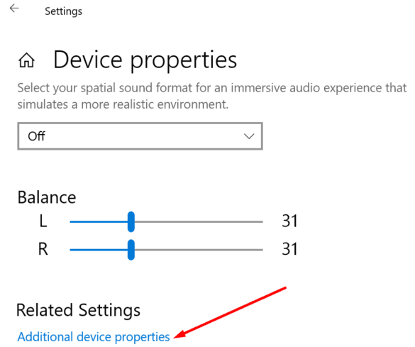 additional device properties