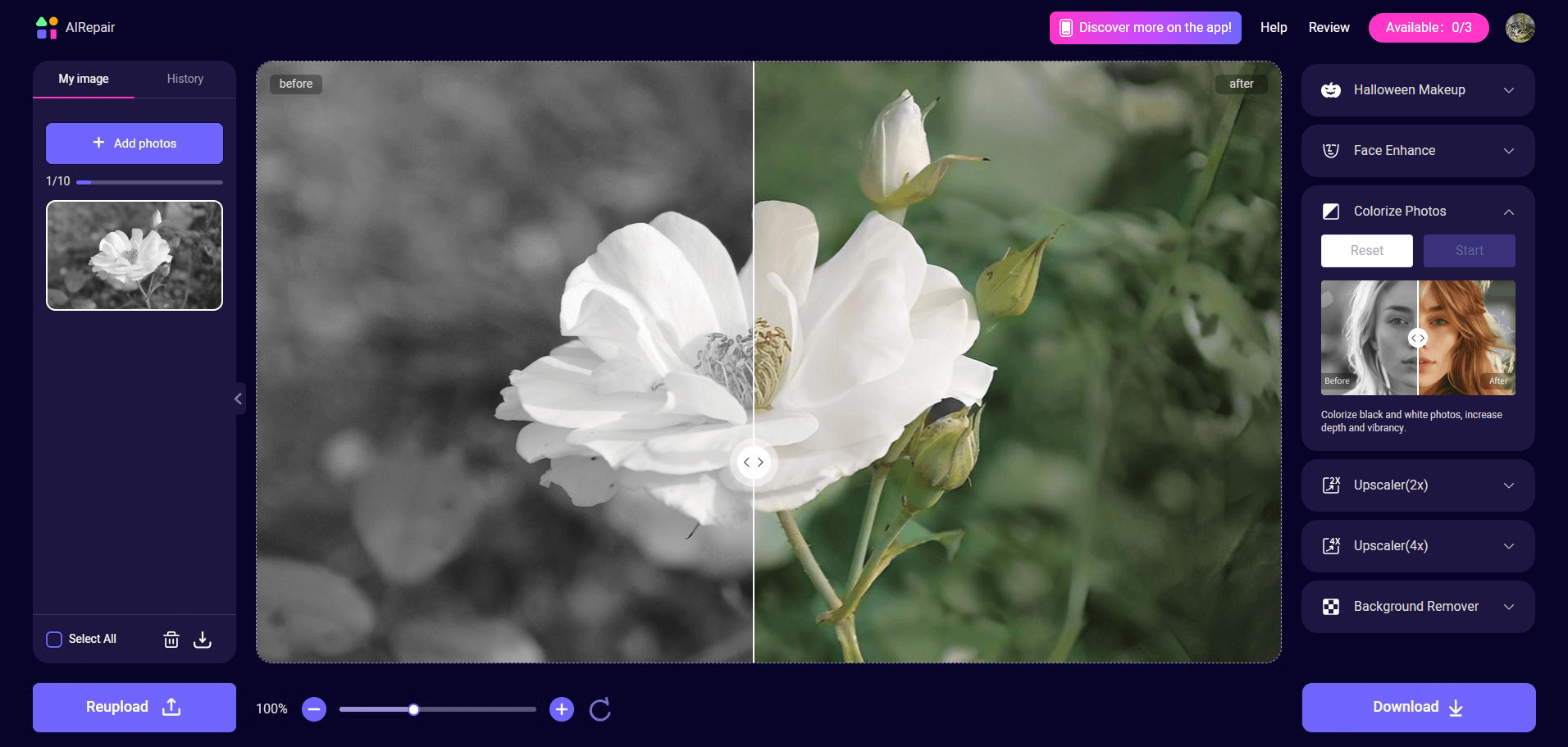  colorize black and white photos