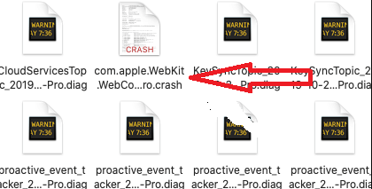 crash report file