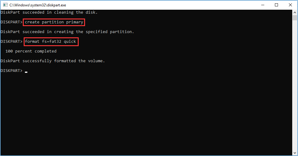 diskpart cmd2