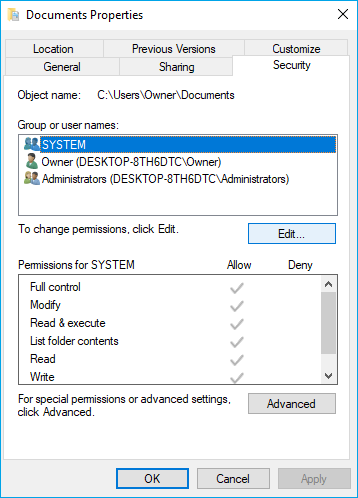 gain read permissions