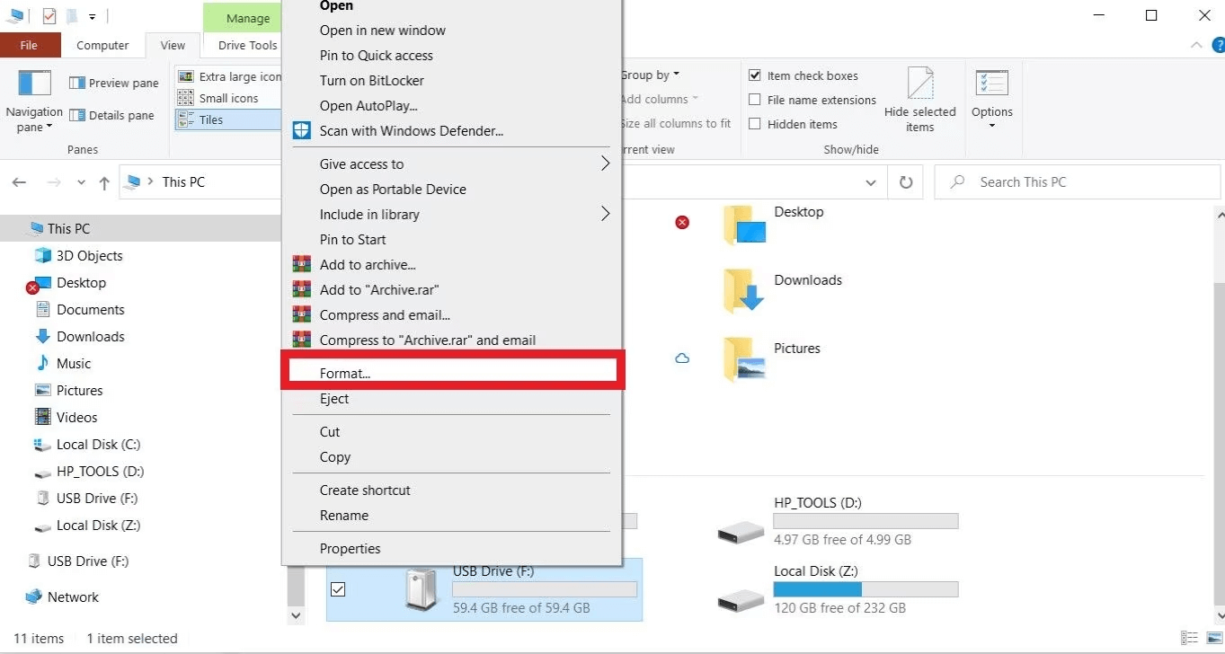 format gopro sd card