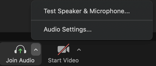 join audio test