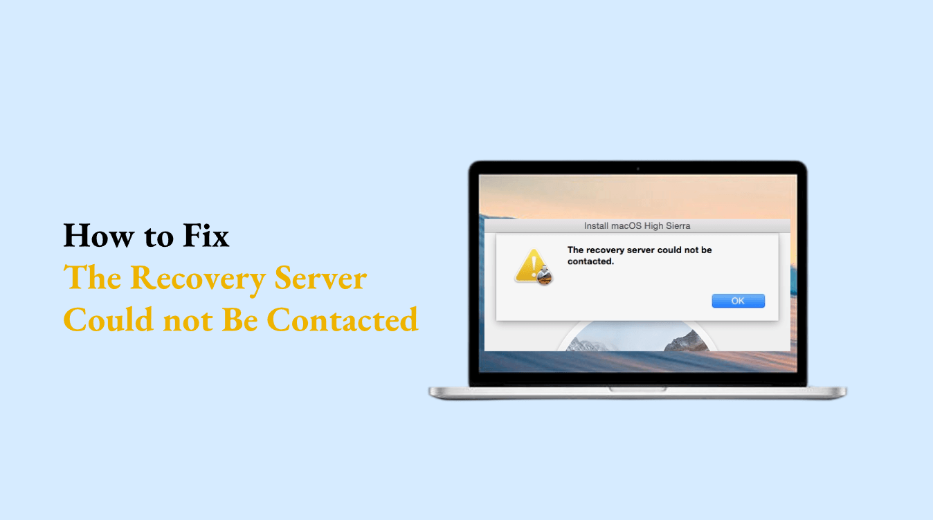 the recovery server could not be contacted