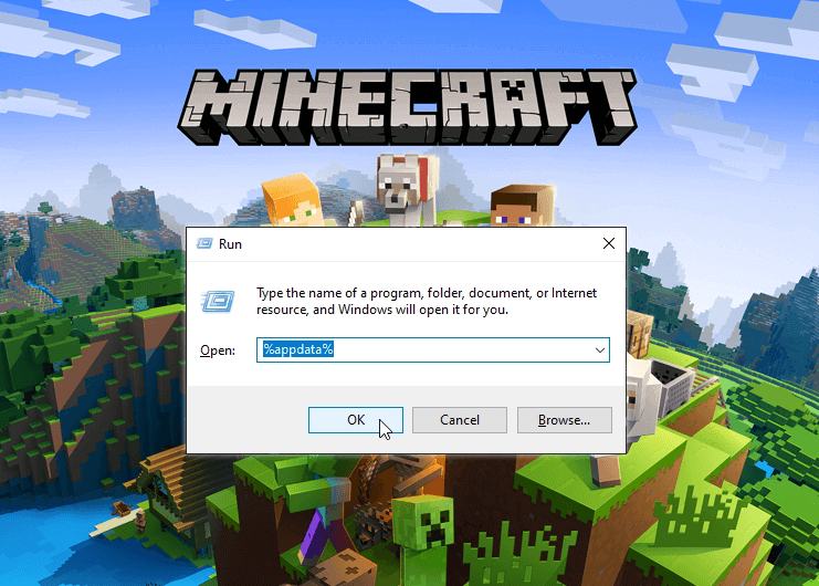 minecraft appdata