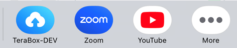 open imessage three dots