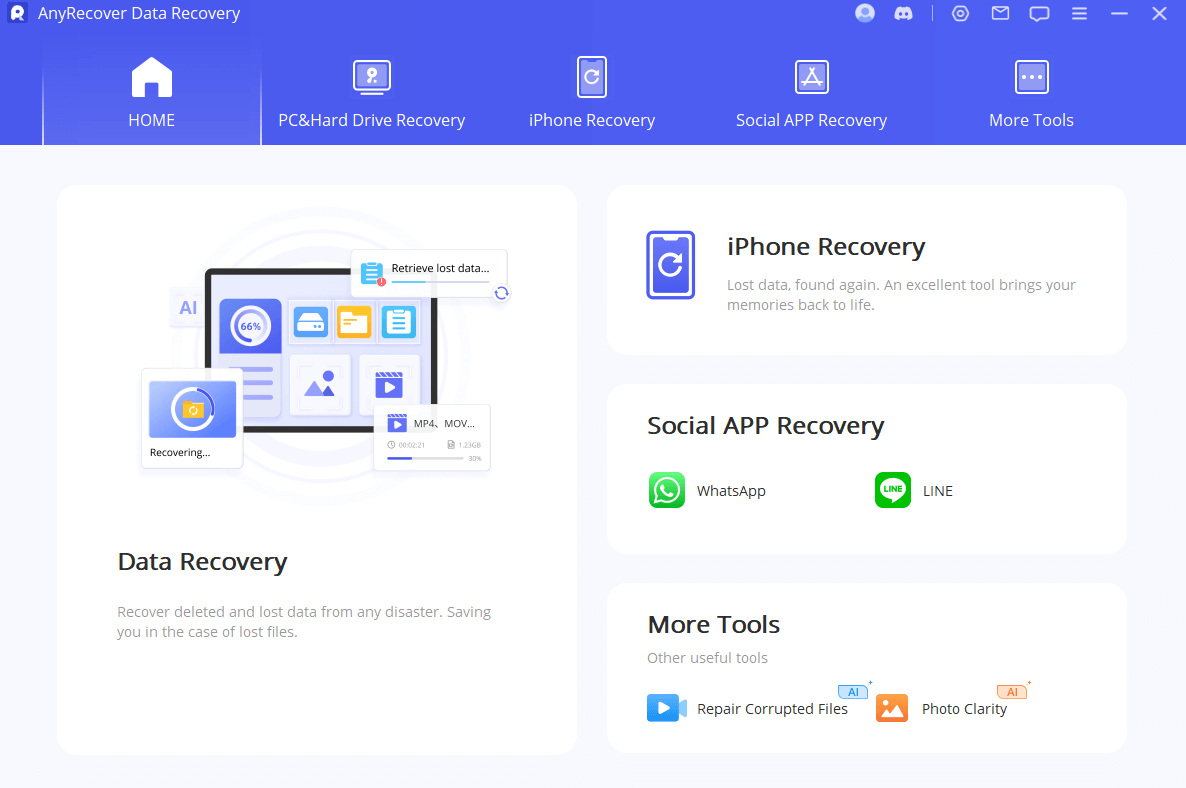 How to Recover Data with AnyRecover in Only 3 Steps