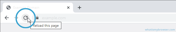 refresh web page to fix an error occurred while processing your request.