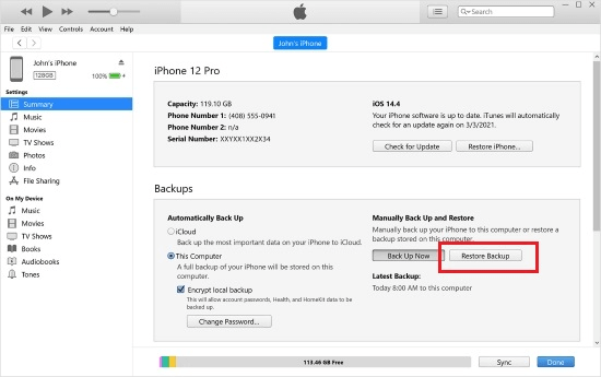 retrieving blocked messages iphone