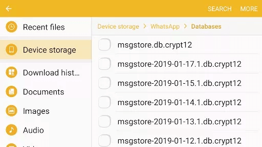 retrieve deleted whatsapp group messages on android