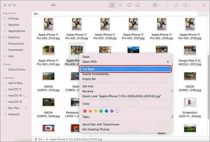 retrieve data from external hard drive mac with trash bin