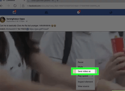 save video as