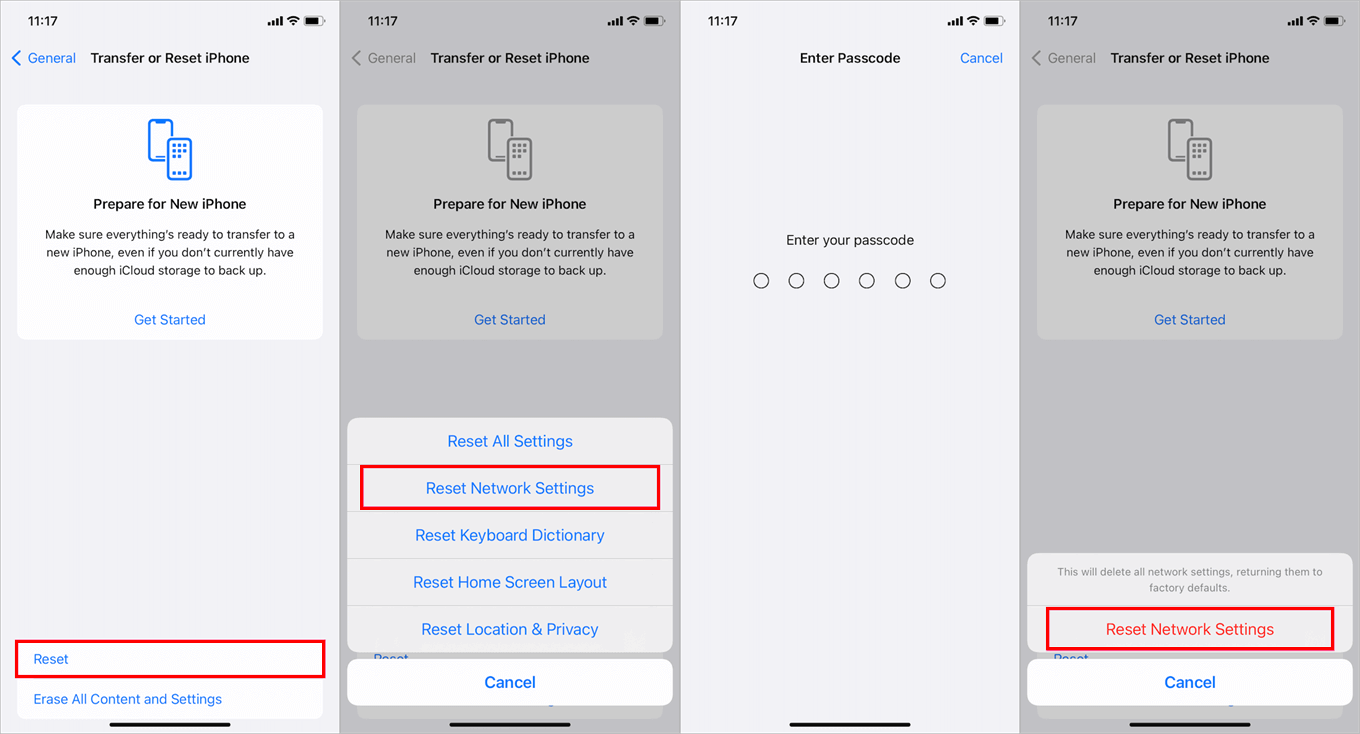 move to ios whatsapp stuck on preparing